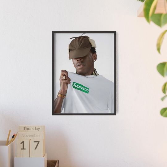 Tyler the Creator, Supreme Poster, Dorm Room Poster, Cool Poster, Tyler, Rap Poster, Hip-Hop Poster, Hypebeast Poster, College