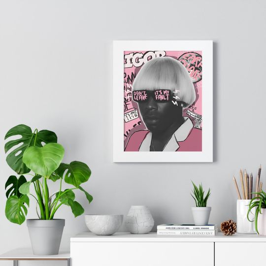 Tyler the Creator, Tyler the Creator Poster, Tyler, Pink, Music Poster, Igor Poster, Wall Decor, Rap Poster