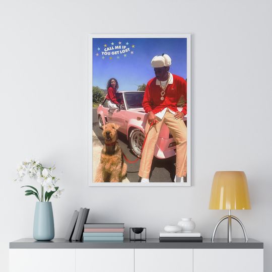 Tyler the Creator Poster, Hip-Hop Poster, Rap Poster, Car Poster, Dog Poster, Dorm Room Poster, Pink Poster, Call Me If You Get Lost Poster