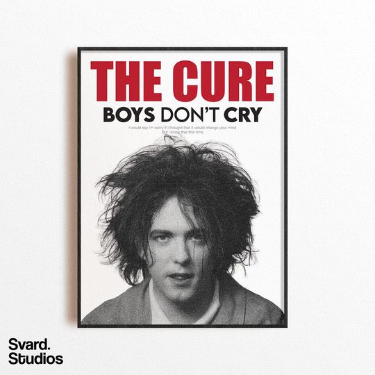 Poster Cover The Cure - Boys Don't Cry