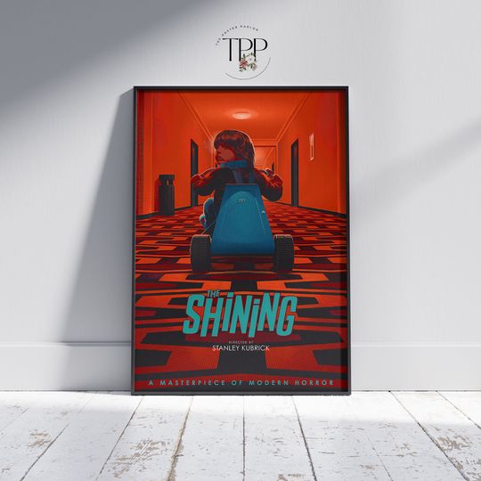 The Shining Poster, Horror Movie Wall Art, Stephen King, Cinema Room Decor