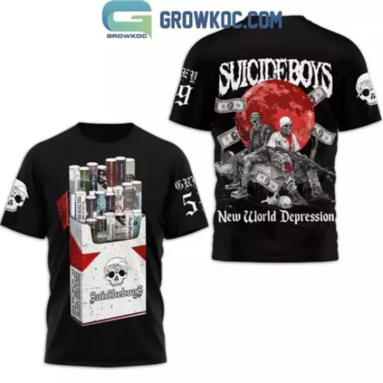 Suicideboys New World Depression Cigarette 3D T-Shirt