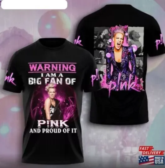 Discover Pink Singer 2024 World Tour 3D T-Shirt taylor version Shirt Classic 3D Tshirt