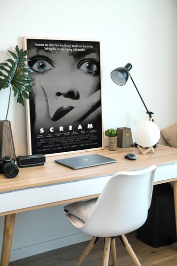 Discover Scream, digital poster, instantly downloadable printable poster