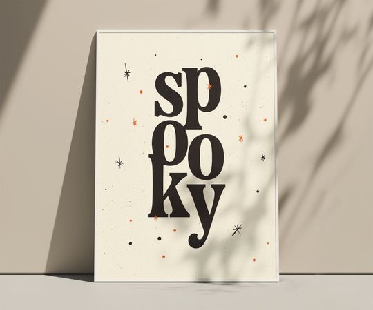 Discover Spooky | Printable Wall Art | Halloween Decor | Spooky Gallery Wall