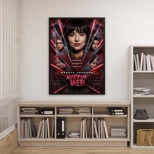 Madame Web Poster | Cassandra Webb Poster | Superhero Marvel Comic Print Art Poster
