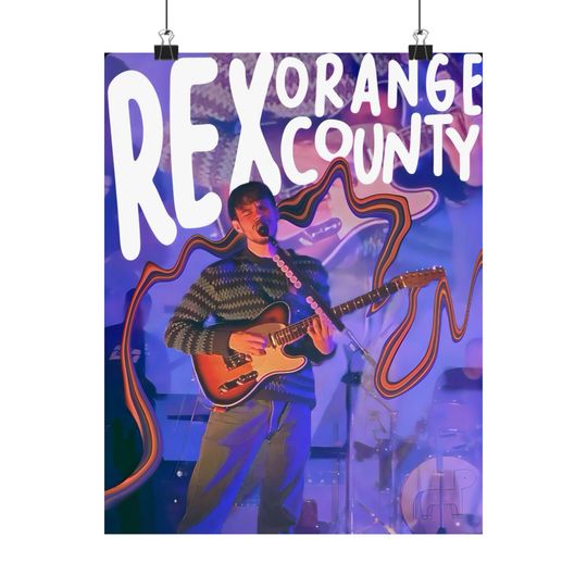 Rex Orange County - Poster | Rap Poster, Hip-Hop Poster