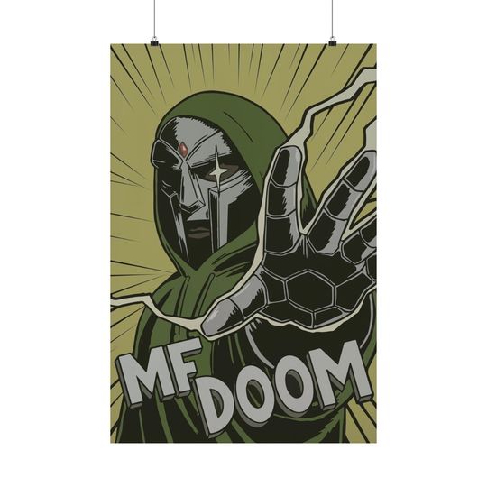 Discover MF Dooom - Poster | Rap Poster, Hip-Hop Poster