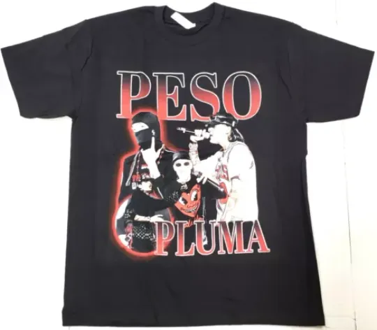 Discover PESO PLUMA T-shirt Mexican Rapper Hip Hop Rap Tee