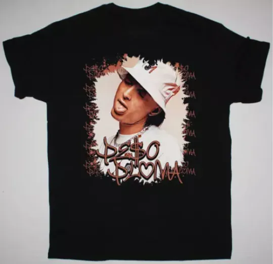 Discover Peso Pluma Black T-Shirt Cotton Unisex For Men Women