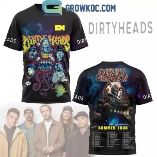 Discover The Dirty Heads Summer Tour 2024 3D T-Shirt