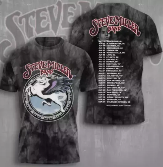 Discover Steve Miller Tour 3D Shirt Gift For Men Women Unisex All Sizes