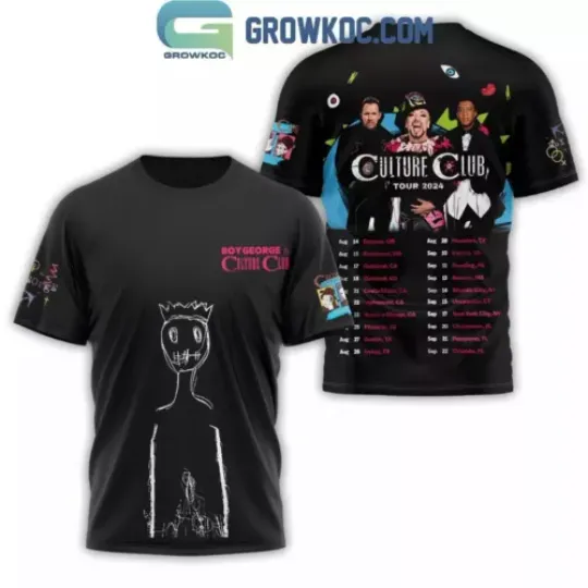 Discover Boy George And Culture Club Tour 2024 3D T Shirt
