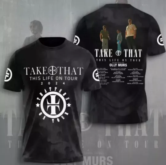 Discover Take That Band This Life On Tour 2024 3D Shirt Unisex All fan Gift For Fans