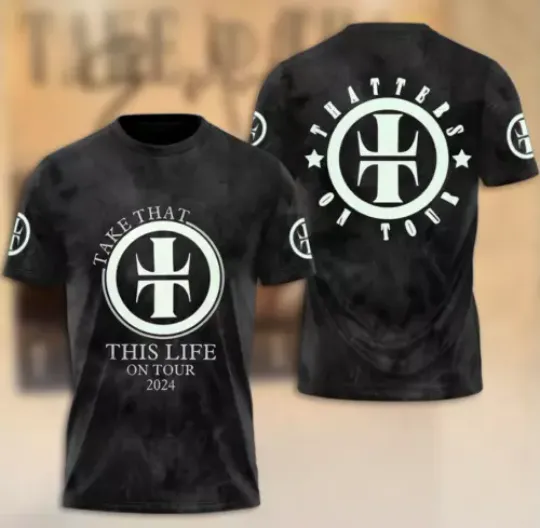 Discover Take That Band 3D Shirt This Life On Tour 2024 Unisex Gift For Fans