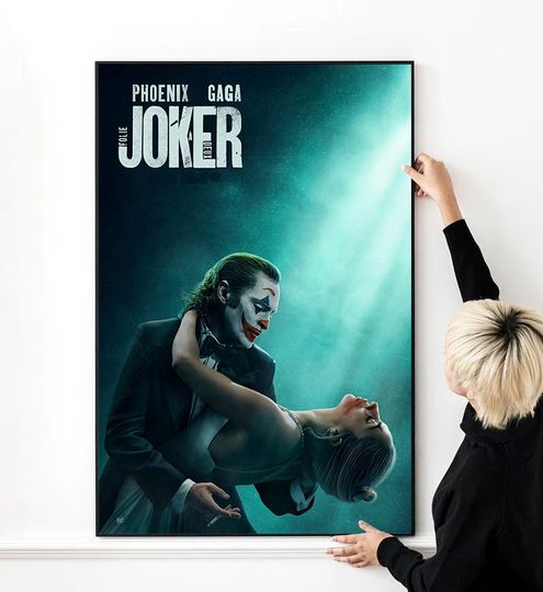 Joker Folie  Deux (2024) Movie Poster High Quality Print Photo Wall Art Canvas Cloth Poster