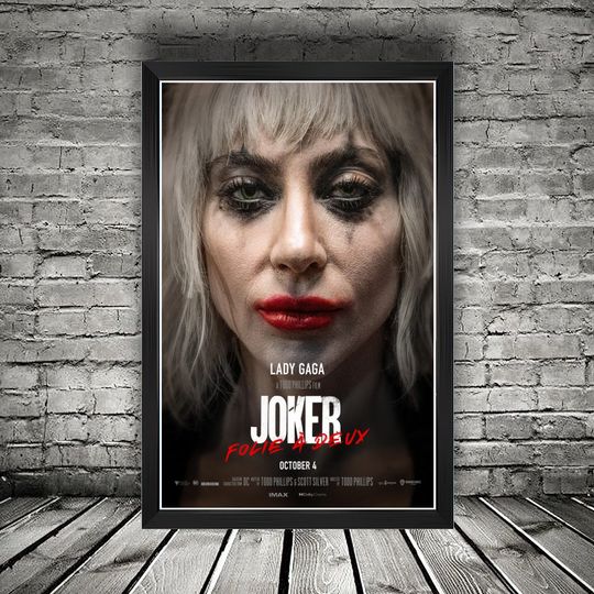 Joker: Folie  Deux (2024) Movie Posters | Joker 2 | Joaquin Phoenix | Ld ga | Zazie Beetz | Arthur Fleck | Harley Quinn | Wall Art