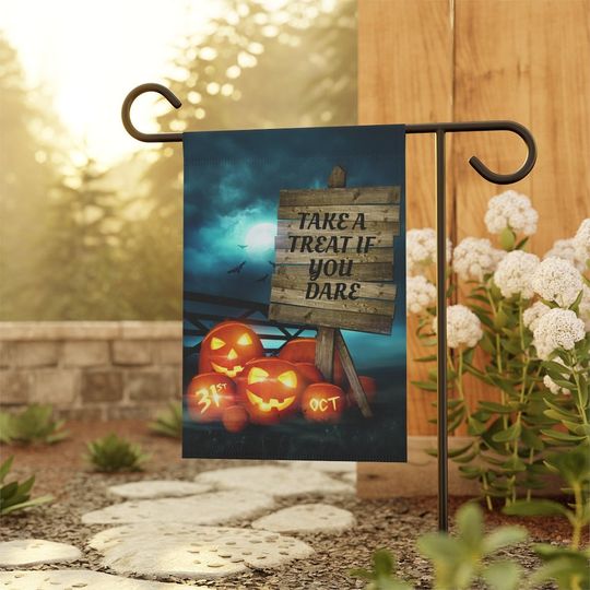 Discover Take a Treat Halloween Garden Flag, Halloween Garden & House Flag