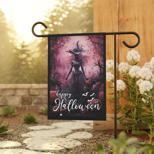 Discover Happy Halloween Garden Flag, Halloween Garden & House Flag