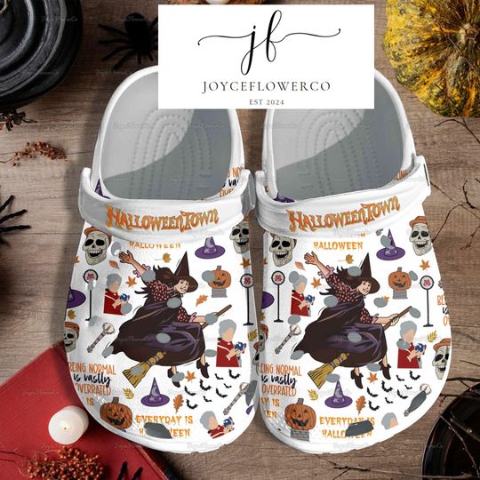 Halloweentown University Shoes, Halloween Sandals, Halloween Gift