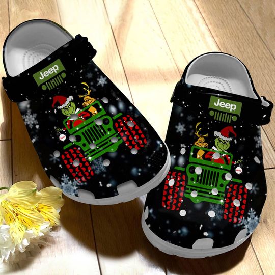 funny character Christmas Jeep Slippers, The funny character Gifts