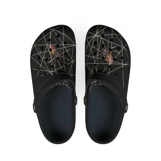 Discover Slip on Spider Crocs, Brown Widow Clogs | Footwear