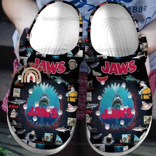 Halloween Jaws Shoes, Shark Jaws Casual Shoes, Horror Movie Gift