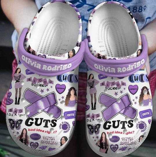 Olivia Rodrigo Slippers,Olivia Rodrigo Music Sandals, Olivia Rodrigo Summer Shoes