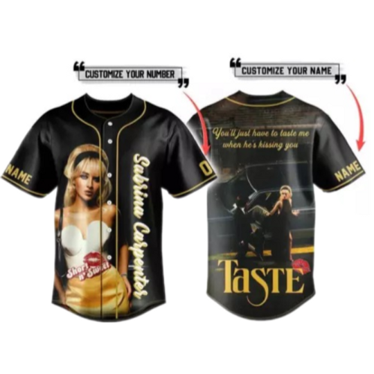 Discover Sabrina Carpenter You Have To Taste Me Personalized Baseball