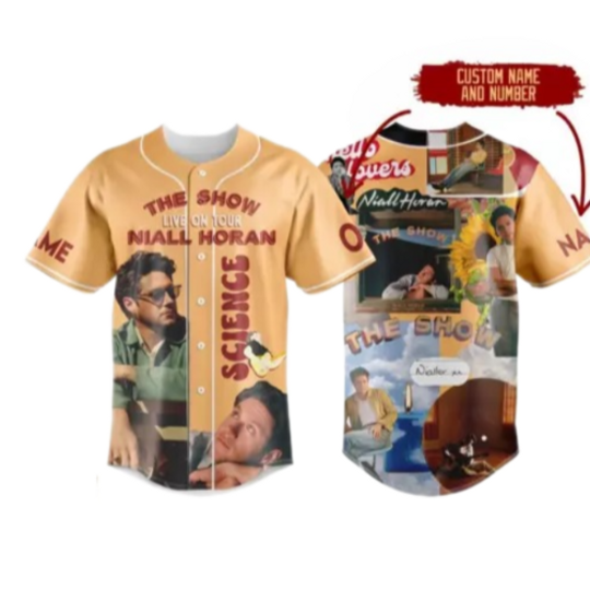 Niall Horan The Show Live On Tour Science Personalized Baseball Shirt