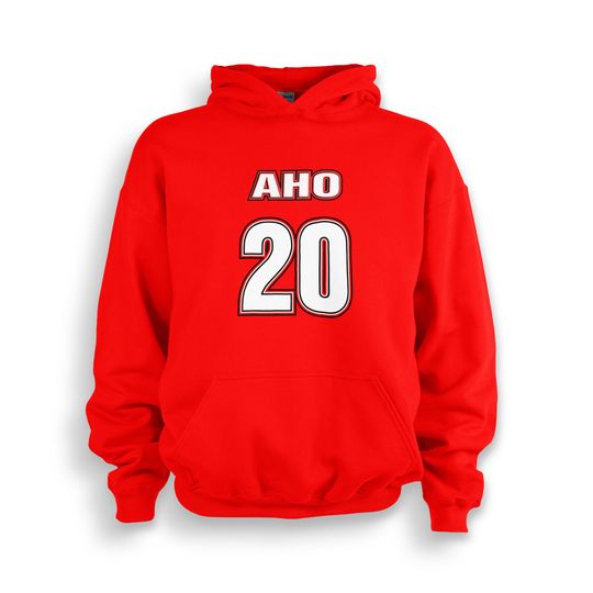 Discover Aho Youth Hoodie | Hurricanes | Carolina | Sebastian | Made To Order With Love