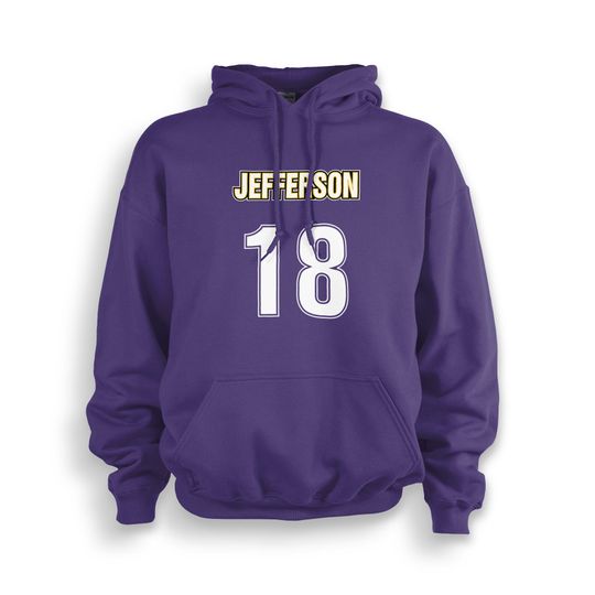 Discover Jefferson Adult Hoodie | Vikings | Minnesota | Justin | Made To Order With Love