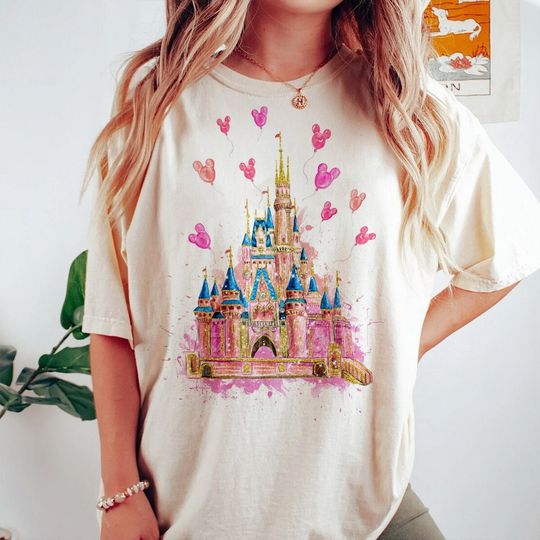Discover Magical Castle Watercolour shirt,  Castle Shirt, Vacation Shirt, HOLIDAY Trip Shirt, Disney Family Shirt, Family Vacation Shirt