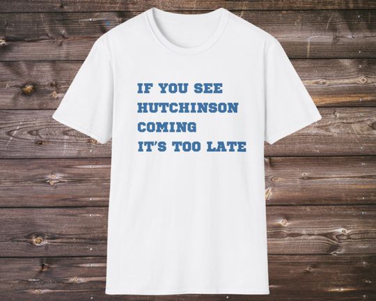 T Shirt football shirt lions t-shirt detroit lions aidan hutchinson lions hutchinson tshirt football gift for him sports gift for lions fan