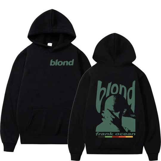 Discover 2024 Hip Hop Men's and Women's Hoodie blond American Vintage Front and Back Printed Couple