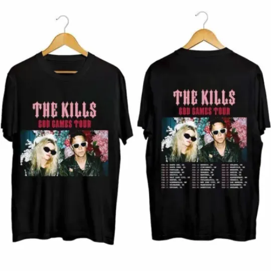 Discover The Kills God Games Tour 2024 Shirt, 2024 Concert Shirt For Fan