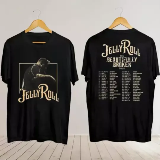 Discover Jelly Roll The Beautifully Broken Tour 2024 Shirt