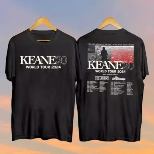 Discover Keane20 World Tour 2024 Shirt, Gift Shirt All Size