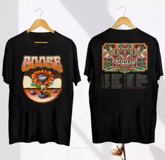 Discover Graphic Goose Band 2024 Tour Shirt, Goose Band 2024 Concert Shirt