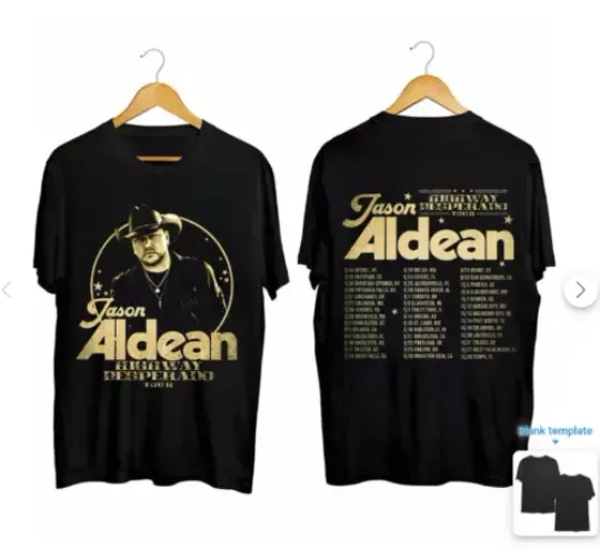 Jason Aldean Highway Desperado Tour 2024 Shirt