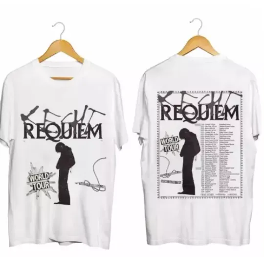 Discover Keshi Requiem World Tour 2024 Shirt, Keshi Fan Shirt