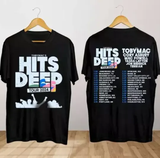 Discover Tobymac Hits Deep Tour 2024 T Shirt Dates
