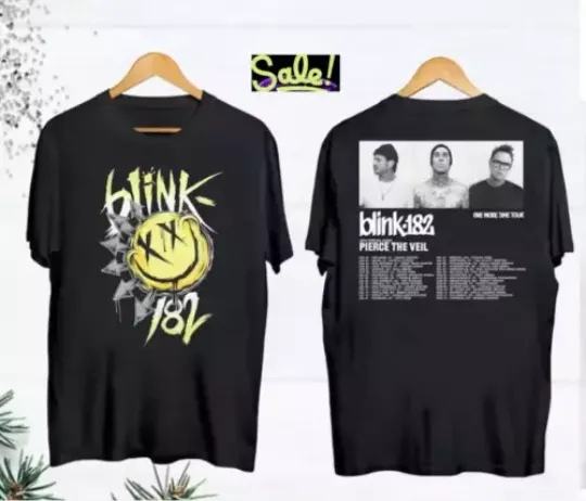 Discover Tour World 182 Blink 2024 T-Shirt Band Concert B182 Gift Fan