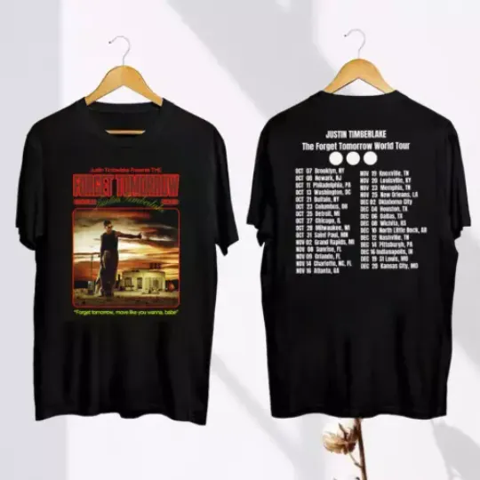 Discover 2024 Justin Timberlake Tour Shirt, Forget Tomorrow World Tour 2024