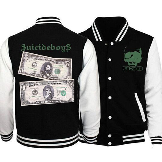 Discover Suicideboys New World Depression Baseball Uniform Jacket Button Sports Coat Women Men Team Baseball Jacket Hoodie for Fans Gift