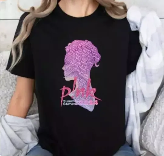 new Pink concert t shirt Personalised Summer Carnival 2024 Tour Tshirt
