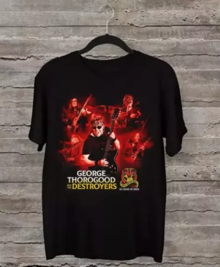 Discover NEW George Thorogood The Destroyers 2024 tour T-Shirt