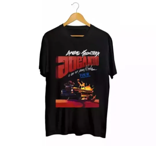Discover Grupo Frontera Jugando Tour 2024 Unisex Cotton T-Shirt