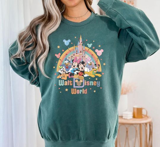 Discover Comfort Colors Disney Sweatshirt, Walt Disney World Sweatshirt, Mickey & Friends Sweatshirt, Disney Trip, Disney Gift, Disney World Sweatshirt