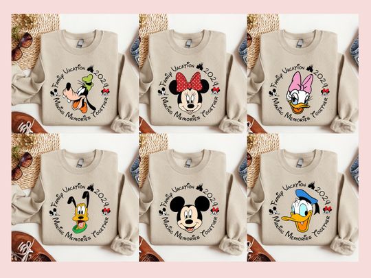 Discover Disney Mickey and Friends Sweatshirt, Disney Characters Sweatshirt, Mickey and Minnie Shirt, Disney Group Shirt, Disney Trip Shirt, Mickey